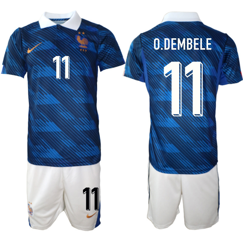 Men France home #7 style 2026 World Cup Soccer jersey